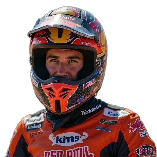 rider, red, bull, ktm transparent PNG cut-out