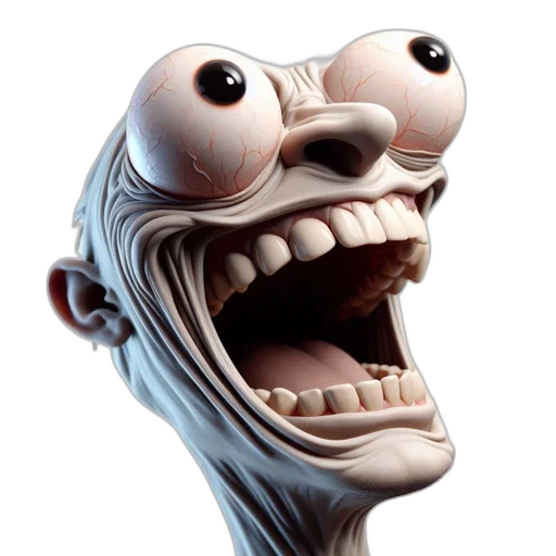 face, mask, creature, robot transparent PNG cut-out