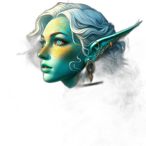 face, mask, staff, dragon transparent PNG cut-out