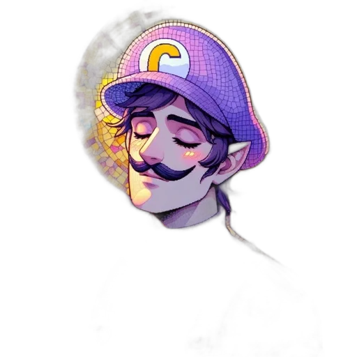 hat, mask, face, staff transparent PNG cut-out