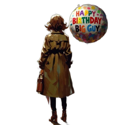 jacket, hat, concept art, woman transparent PNG cut-out