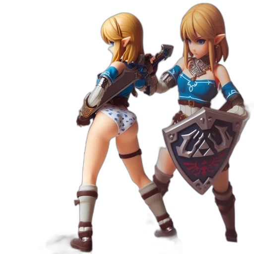 concept art, 3d render, fantasy art, pixel art transparent PNG cut-out