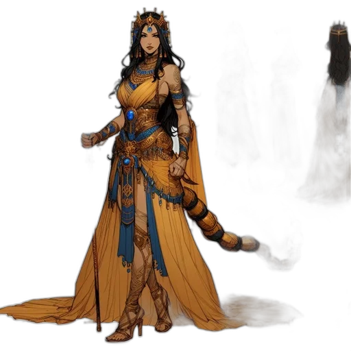 concept art, fantasy art, pixel art, comic book art transparent PNG cut-out