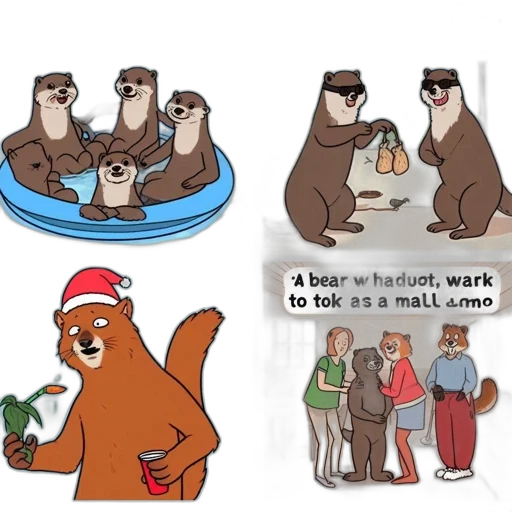 hat, animal, concept art, snow transparent PNG cut-out