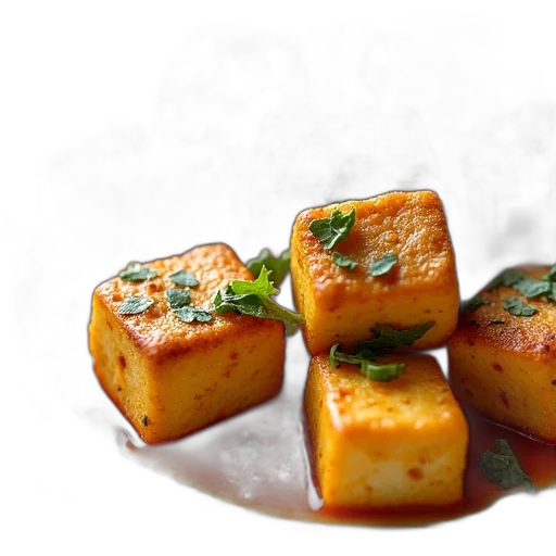 food, 3d render, paneer, tofu transparent PNG cut-out