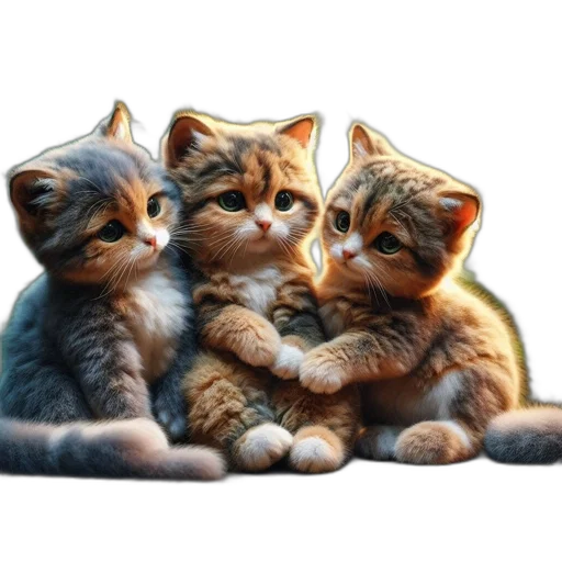 animal, photorealistic, oil painting, 3d render transparent PNG cut-out