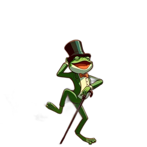 staff, hat, animal, creature transparent PNG cut-out