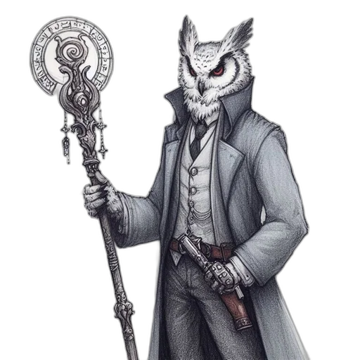 staff, mask, jacket, weapon transparent PNG cut-out