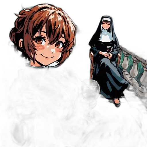 concept art, pixel art, comic book art, anime transparent PNG cut-out