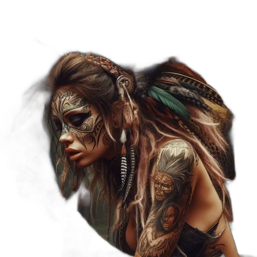 mask, jewelry, face, creature transparent PNG cut-out
