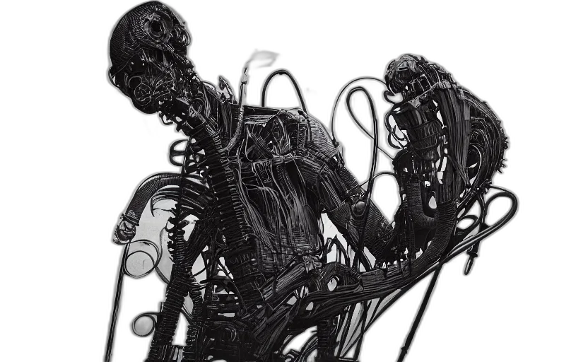robot, creature, hair, animal transparent PNG cut-out