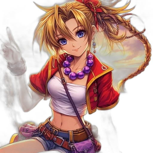 staff, weapon, jacket, anime transparent PNG cut-out