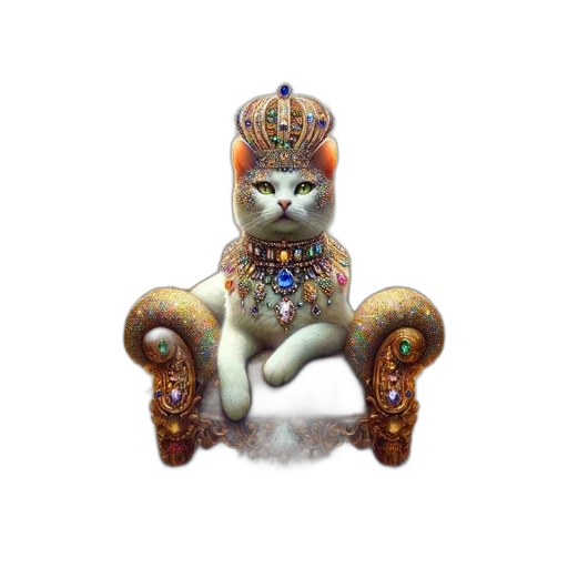 crown, jewelry, furniture, staff transparent PNG cut-out