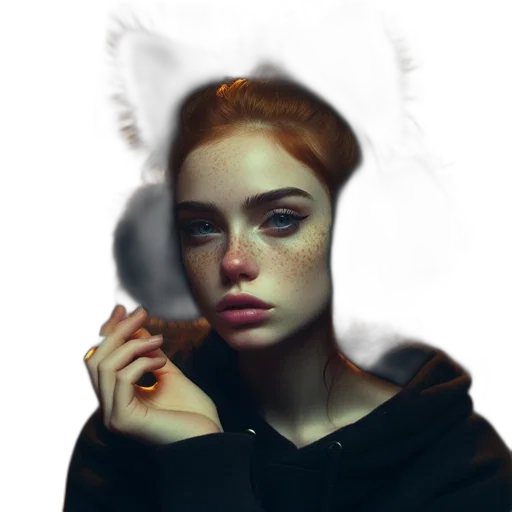 mask, face, creature, jacket transparent PNG cut-out