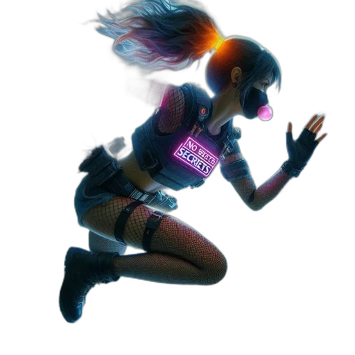 creature, mask, robot, jacket transparent PNG cut-out
