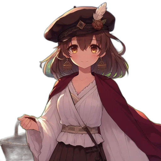 staff, crown, hat, dress transparent PNG cut-out