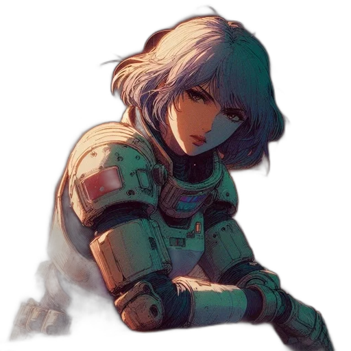 robot, weapon, face, sword transparent PNG cut-out