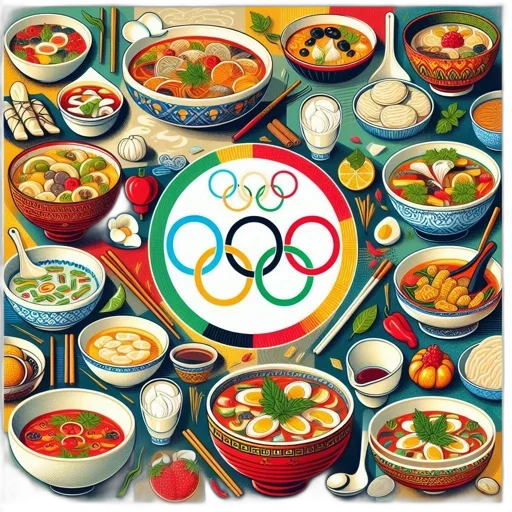 food, concept art, photorealistic, artistic transparent PNG cut-out