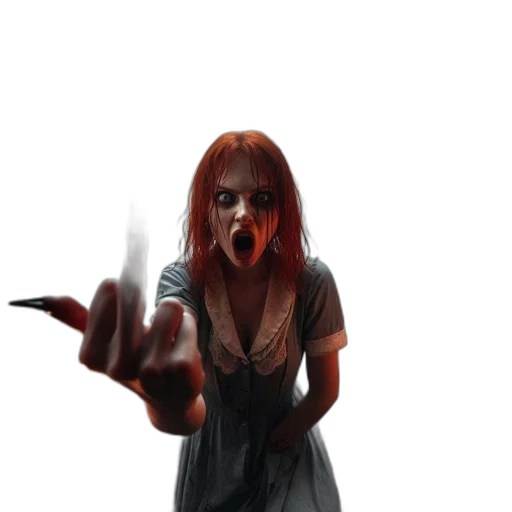 creature, staff, face, mask transparent PNG cut-out
