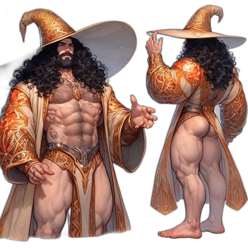 fantasy art, concept art, photorealistic, comic book art transparent PNG cut-out