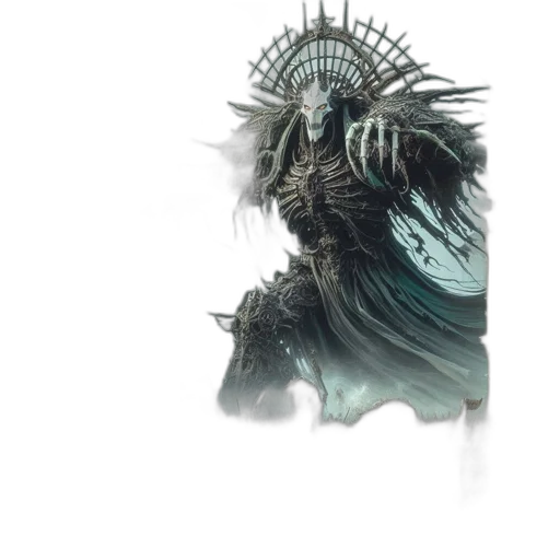 creature, dragon, staff, mask transparent PNG cut-out