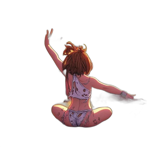 creature, hair, dress, crown transparent PNG cut-out