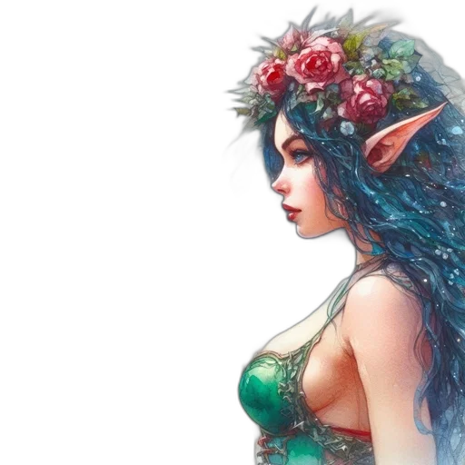 dress, fantasy art, concept art, pixel art transparent PNG cut-out