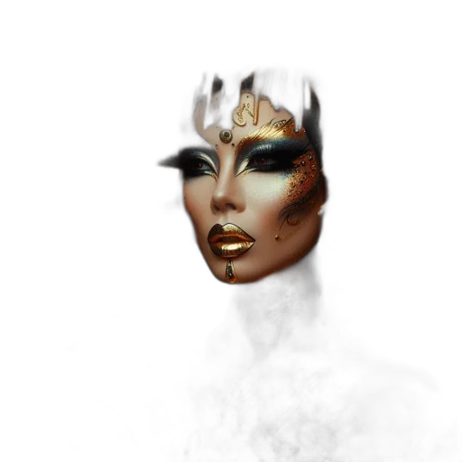 mask, crown, face, robot transparent PNG cut-out