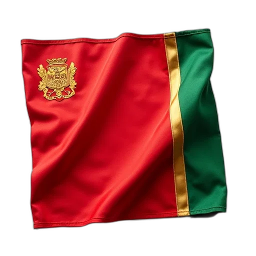 crown, staff, red, green transparent PNG cut-out