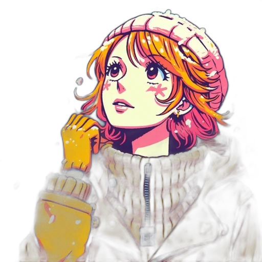 hat, jacket, face, staff transparent PNG cut-out