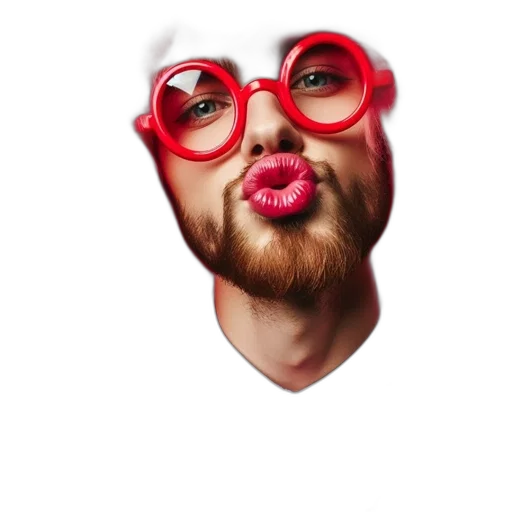 face, mask, photorealistic, cartoon transparent PNG cut-out