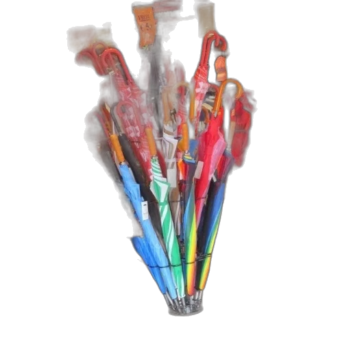 umbrella, weapon, staff, crown transparent PNG cut-out