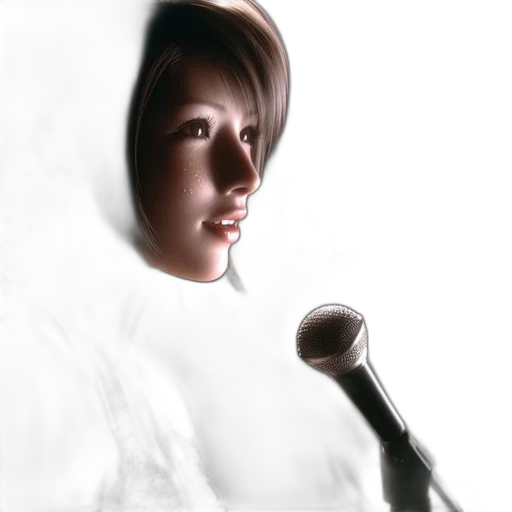 face, staff, robot, photorealistic transparent PNG cut-out