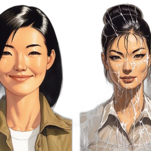 comic book art, photorealistic, concept art, cartoon transparent PNG cut-out