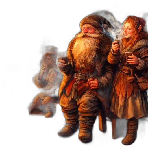 concept art, fantasy art, oil painting, photorealistic transparent PNG cut-out