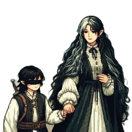 staff, pixel art, concept art, fantasy art transparent PNG cut-out