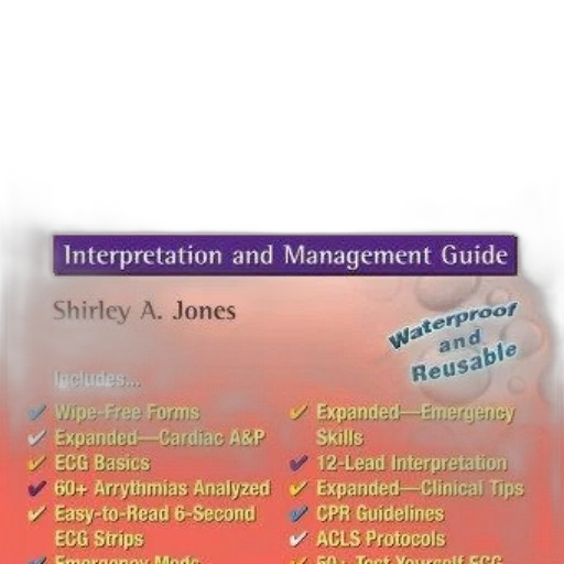 book, cover, titled, ecg transparent PNG cut-out