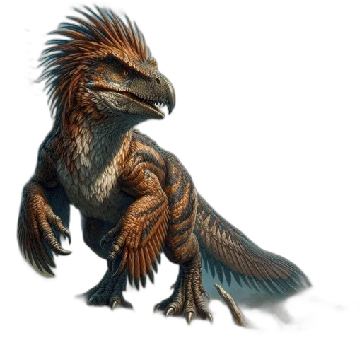 dragon, creature, animal, staff transparent PNG cut-out