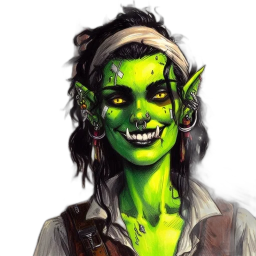 face, staff, fantasy art, concept art transparent PNG cut-out