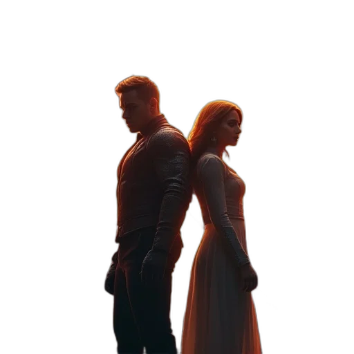 dress, jacket, concept art, comic book art transparent PNG cut-out