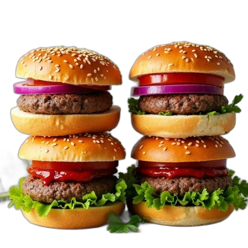 food, animal, photorealistic, 3d render transparent PNG cut-out