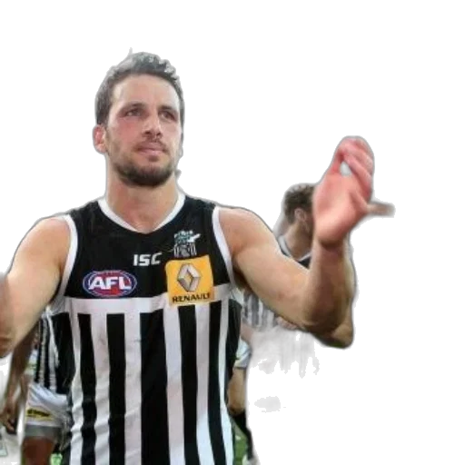 football, player, black, white transparent PNG cut-out