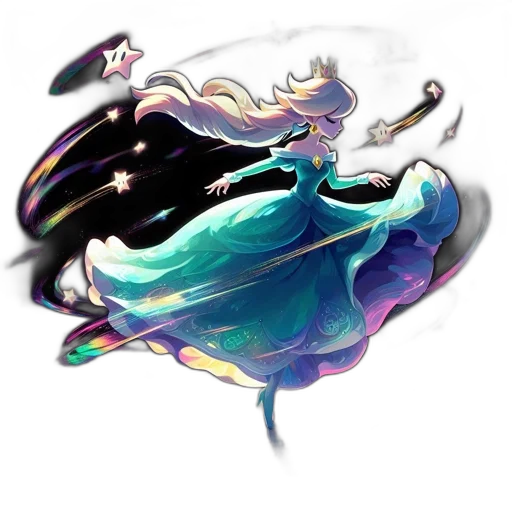 dragon, staff, dress, crown transparent PNG cut-out