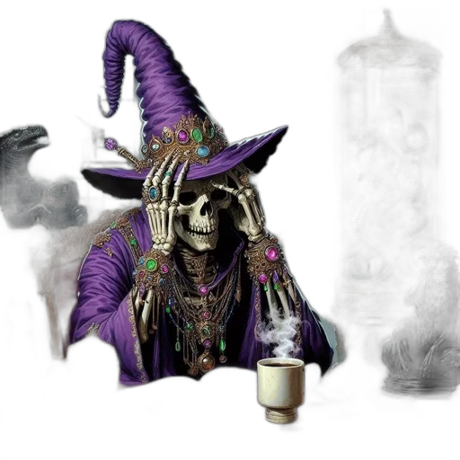 mask, creature, staff, hat transparent PNG cut-out