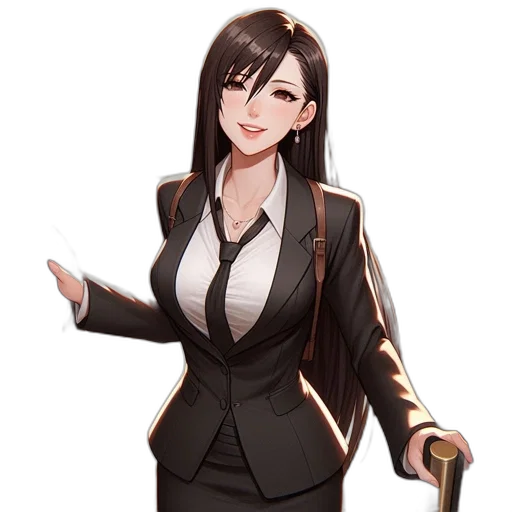 jacket, staff, dress, concept art transparent PNG cut-out