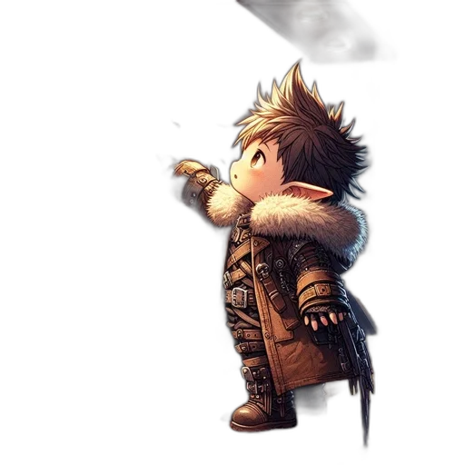 sword, staff, weapon, jacket transparent PNG cut-out
