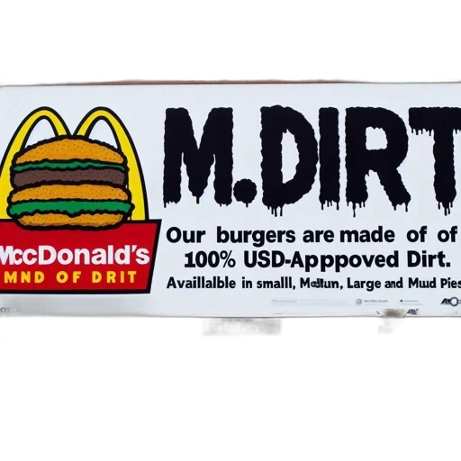 food, weapon, mcdonald, billboard transparent PNG cut-out