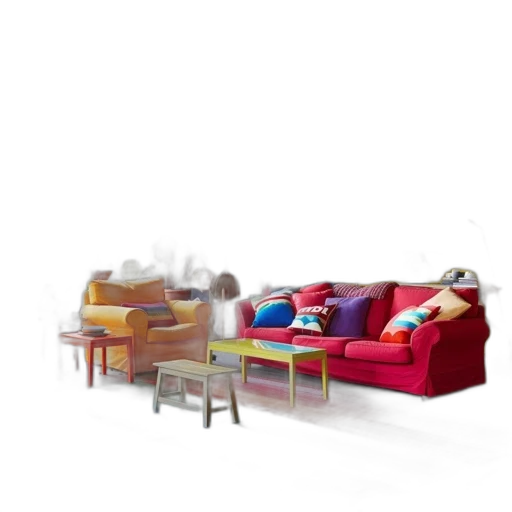 furniture, shoes, 3d render, concept art transparent PNG cut-out