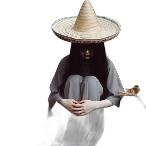 hat, mask, staff, umbrella transparent PNG cut-out