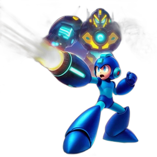 robot, weapon, staff, concept art transparent PNG cut-out
